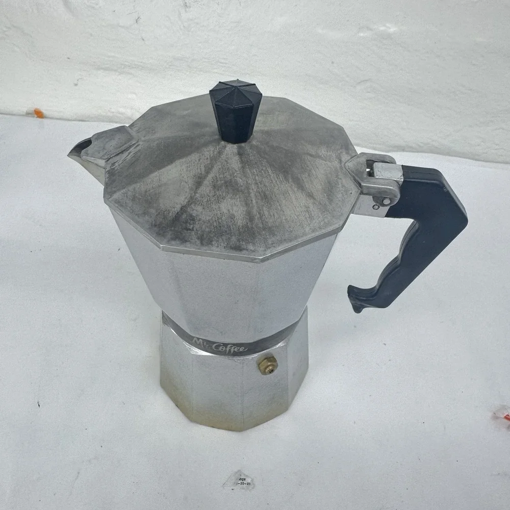 Vintage Mr Coffee  6 Cup Moka Express Stovetop Espresso Coffee Maker